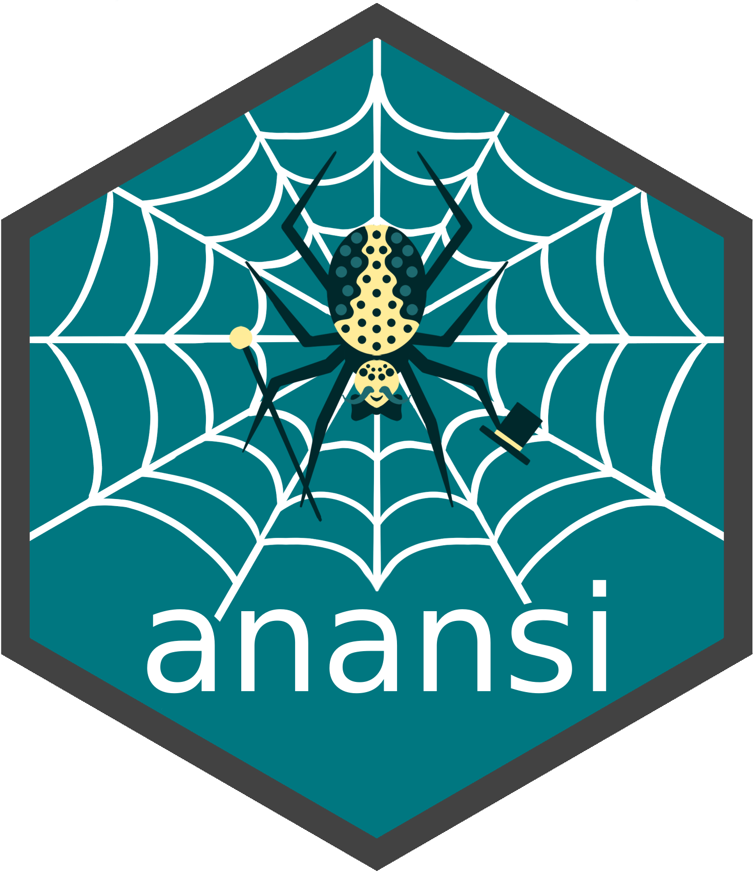 The anansi hex sticker